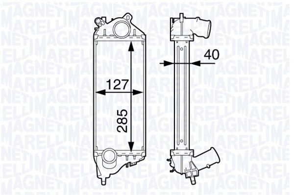 MAGNETI MARELLI Интеркулер 351319202610